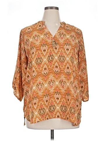 Cure 3/4 Sleeve Blouse (view 1)