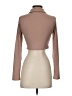 Shein Brown Long Sleeve Blouse Size 4 - photo 2
