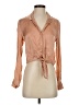 Wilfred 100% Cupro Tan Long Sleeve Blouse Size XS - photo 1