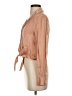 Wilfred 100% Cupro Tan Long Sleeve Blouse Size XS - photo 5