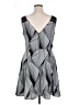 Worthington 100% Polyester Graphic Gray Cocktail Dress Size 16 - photo 2