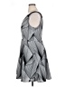 Worthington 100% Polyester Graphic Gray Cocktail Dress Size 16 - photo 5