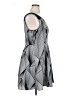 Worthington 100% Polyester Graphic Gray Cocktail Dress Size 16 - photo 4