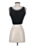 Shein Black Sleeveless T-Shirt Size 4 - photo 2