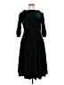 Unique Vintage Teal Cocktail Dress Size 14 - photo 1