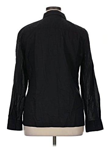 Jones New York Signature Long Sleeve Button-Down Shirt (view 2)