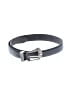 Fossil Silver Brown Leather Belt Size M - photo 1