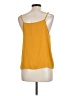 Paper Crane 100% Polyester Yellow Sleeveless Blouse Size L - photo 2