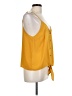 Paper Crane 100% Polyester Yellow Sleeveless Blouse Size L - photo 4
