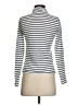 J.Crew 100% Cotton Silver Long Sleeve Turtleneck Size S - photo 2