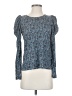 NATION LTD 100% Cotton Blue Long Sleeve Blouse Size S - photo 1