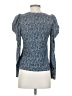NATION LTD 100% Cotton Blue Long Sleeve Blouse Size S - photo 2