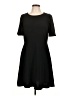 Bobeau Solid Black Casual Dress Size L - photo 1