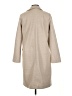 Zara 100% Polyester Tan Coat Size L - photo 2
