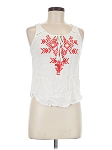 Skies Are Blue Sleeveless Blouse (view 1)