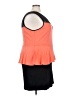 Dots Orange Cocktail Dress Size 3X - photo 4