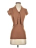 Tibi Brown Short Sleeve Top Size XS - photo 1