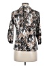 Notations Animal Print Silver 3/4 Sleeve Blouse Size M (petite) - photo 2