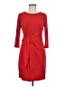 Muse 100% Polyester Solid Red Cocktail Dress Size 6 - photo 1