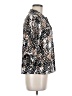 Notations Animal Print Silver 3/4 Sleeve Blouse Size M (petite) - photo 4