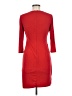 Muse 100% Polyester Solid Red Cocktail Dress Size 6 - photo 2