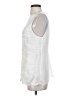Banana Republic 100% Polyester White Sleeveless Blouse Size 8 - photo 5