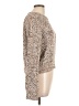 Veronica Beard 100% Cotton Tweed Tan Pullover Sweater Size L - photo 4