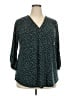 Beacon Teal 3/4 Sleeve Blouse Size 2X - photo 1