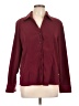 Croft & Barrow 100% Polyester Burgundy Long Sleeve Blouse Size L - photo 1