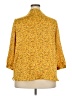 Cato 100% Polyester Yellow 3/4 Sleeve Blouse Size 18/20W - photo 2