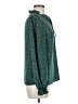 Shein Polka Dots Green Long Sleeve Blouse Size 6 - photo 4