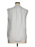 Vince. 100% Silk Silver Sleeveless Silk Top Size XL - photo 2
