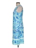 Unbranded 100% Polyester Paisley Blue Casual Dress Size M - photo 5