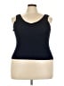 Ophelia Roe Blue Tank Top Size 3X - photo 1