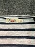 Faherty 100% Linen Stripes Silver Short Sleeve T-Shirt Size M - photo 6