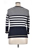 Cj Banks 100% Cotton Stripes Blue Pullover Sweater Size 14 - photo 2
