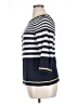 Cj Banks 100% Cotton Stripes Blue Pullover Sweater Size 14 - photo 5