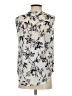 Joie 100% Silk Ivory Sleeveless Silk Top Size S - photo 2