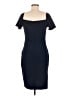 Knitee Solid Blue Cocktail Dress Size 8 - 10 - photo 2