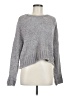 Altar'd State 100% Polyester Metallic Gray Pullover Sweater Size M - photo 1