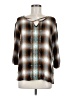Panhandle Brown 3/4 Sleeve Blouse Size M - photo 1