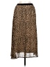 Good Hart 100% Polyester Animal Print Brown Casual Skirt Size M - photo 1