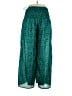 Darn Good Yarn Paisley Teal Casual Pants Size 14 - photo 1