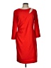 Carlisle Solid Red Cocktail Dress Size 10 - photo 1