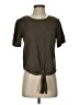 Style Envy 100% Rayon Brown Short Sleeve Top Size S - photo 1