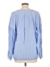 Joie 100% Viscose Blue Long Sleeve Henley Size L - photo 2
