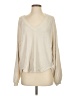 Urban Outfitters Metallic White Tan Pullover Sweater Size S - photo 1