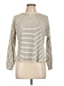Blu Pepper Stripes Ivory Turtleneck Sweater Size L - photo 1