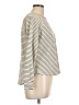 Blu Pepper Stripes Ivory Turtleneck Sweater Size L - photo 4