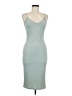 Shein 100% Polyester Solid Teal Casual Dress Size 8 - 10 - photo 1